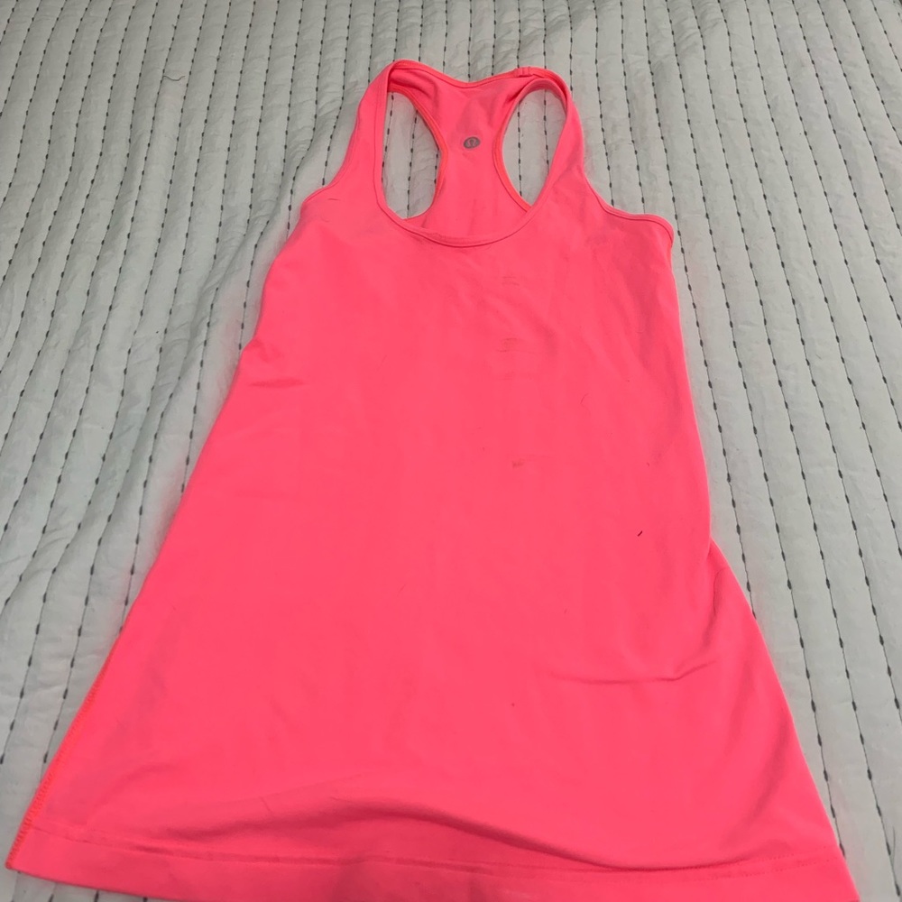 Hot pink reversible tank